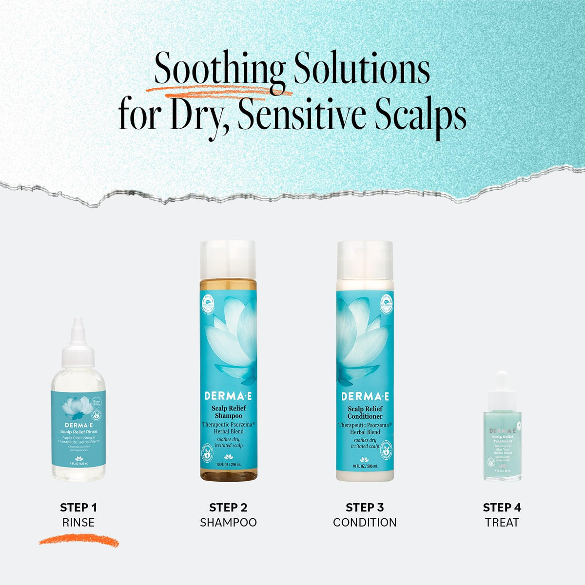 Derma E menthol cooling sensation visual with steam and fresh benefit
