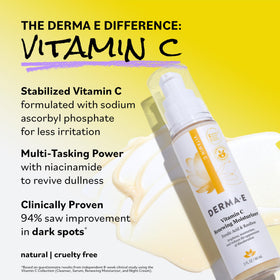 Derma E moisturizer worn under makeup in lifestyle setting for layering benefit
