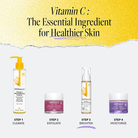 Derma E in a morning skincare routine with moisturizer and sunscreen for layering