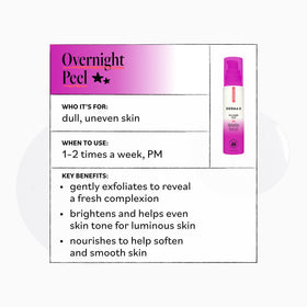 DERMA E bottle label detail highlighting ingredients and clean formulation