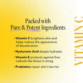Derma E recyclable packaging label highlighting eco-friendly materials
