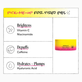 Derma E patches on tray for size and scale comparison before use