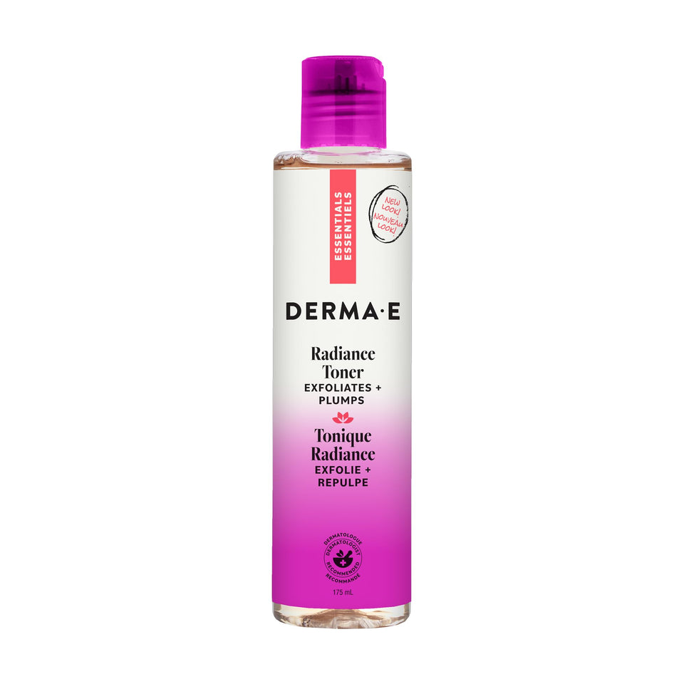 Derma E front bottle showing packaging and product benefit