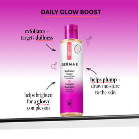 Derma E label close-up highlighting ingredients and clean formula