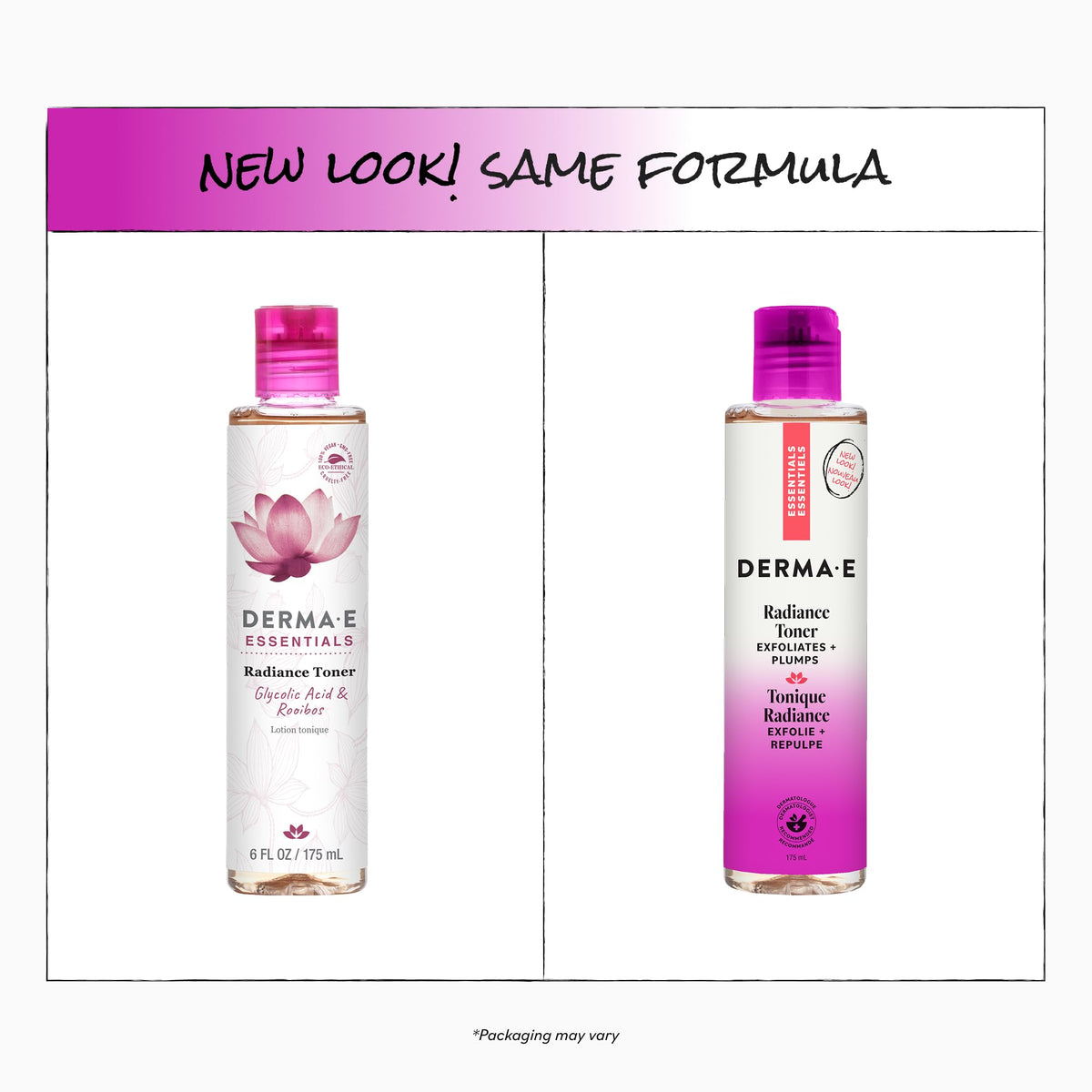 Derma E pouring toner texture demonstrating lightweight exfoliation