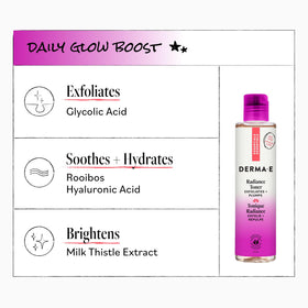 Derma E next to common items showing true 6 oz size and scale