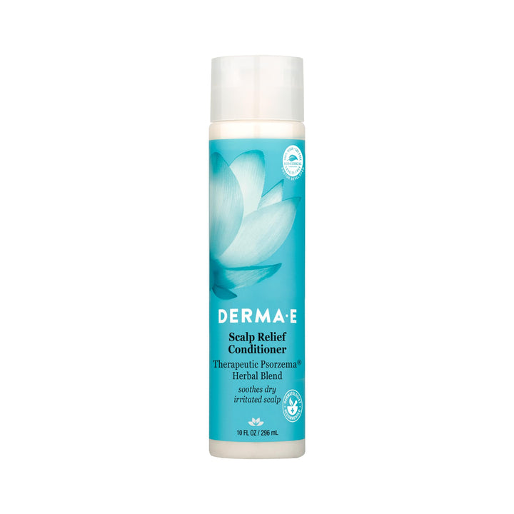 Derma E front packaging showing bottle and branding for clear identification and trust