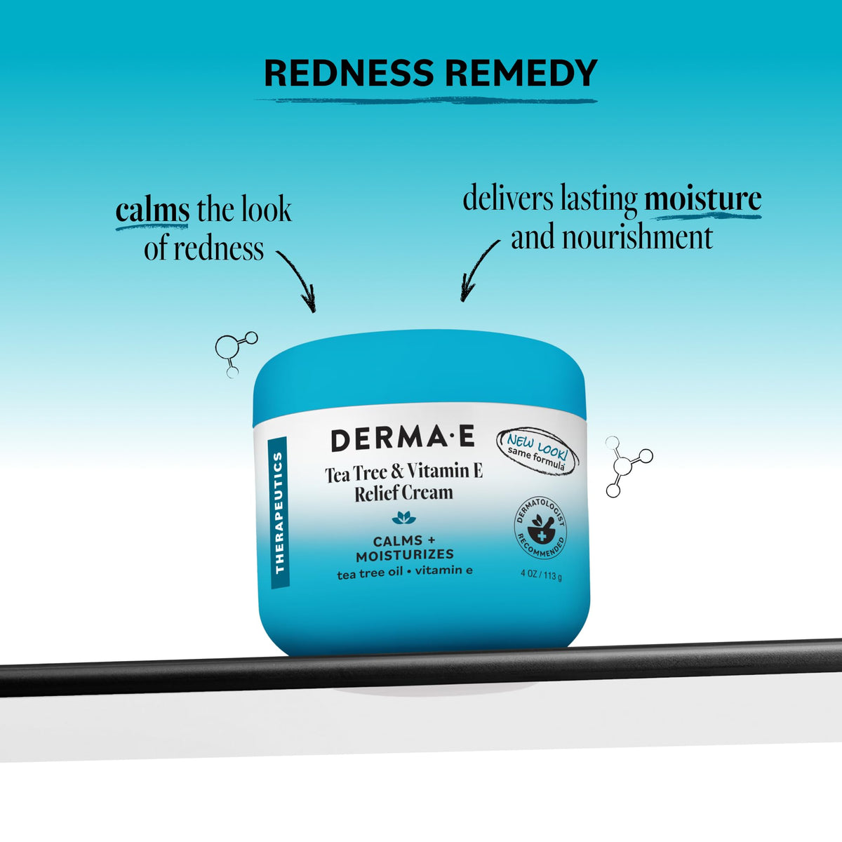 Derma E cream texture close-up highlighting rich non-greasy hydration