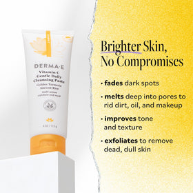 Derma E texture close-up of paste showing gentle exfoliating granules