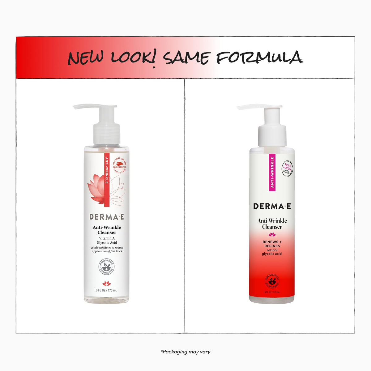 Derma E creamy foam texture on fingertips showing gentle exfoliating lather