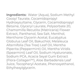 Derma E shampoo lather texture demonstrating rich foam for lightweight volume benefit