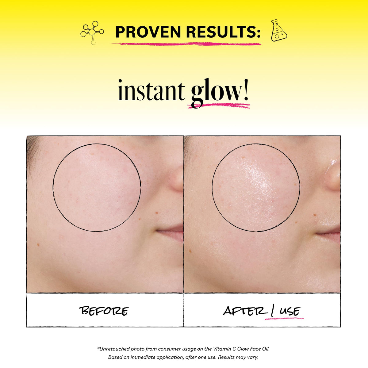 Derma E close-up of oil drop texture highlighting lightweight hydration