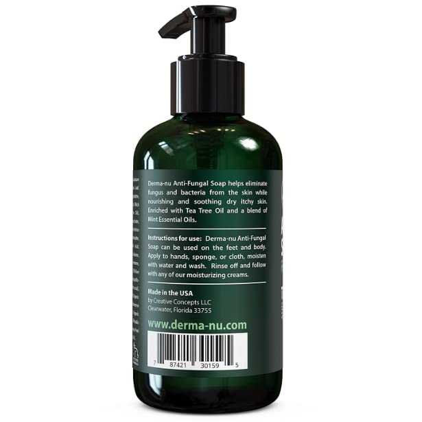 Derma-Nu active lifestyle photo with athlete using wash for post-workout freshness