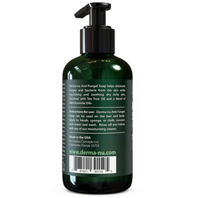 Derma-Nu active lifestyle photo with athlete using wash for post-workout freshness