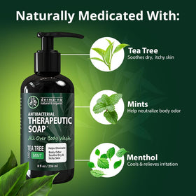 Derma-Nu label closeup highlighting ingredient panel and transparency benefit