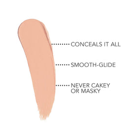 Dermablend concealer creamy texture close-up highlighting smooth, hydrating coverage