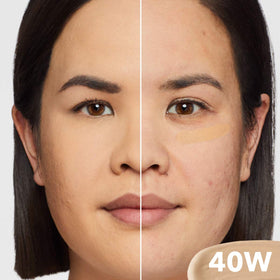 Dermablend concealer texture close-up highlighting smooth blendable pigment and hydration