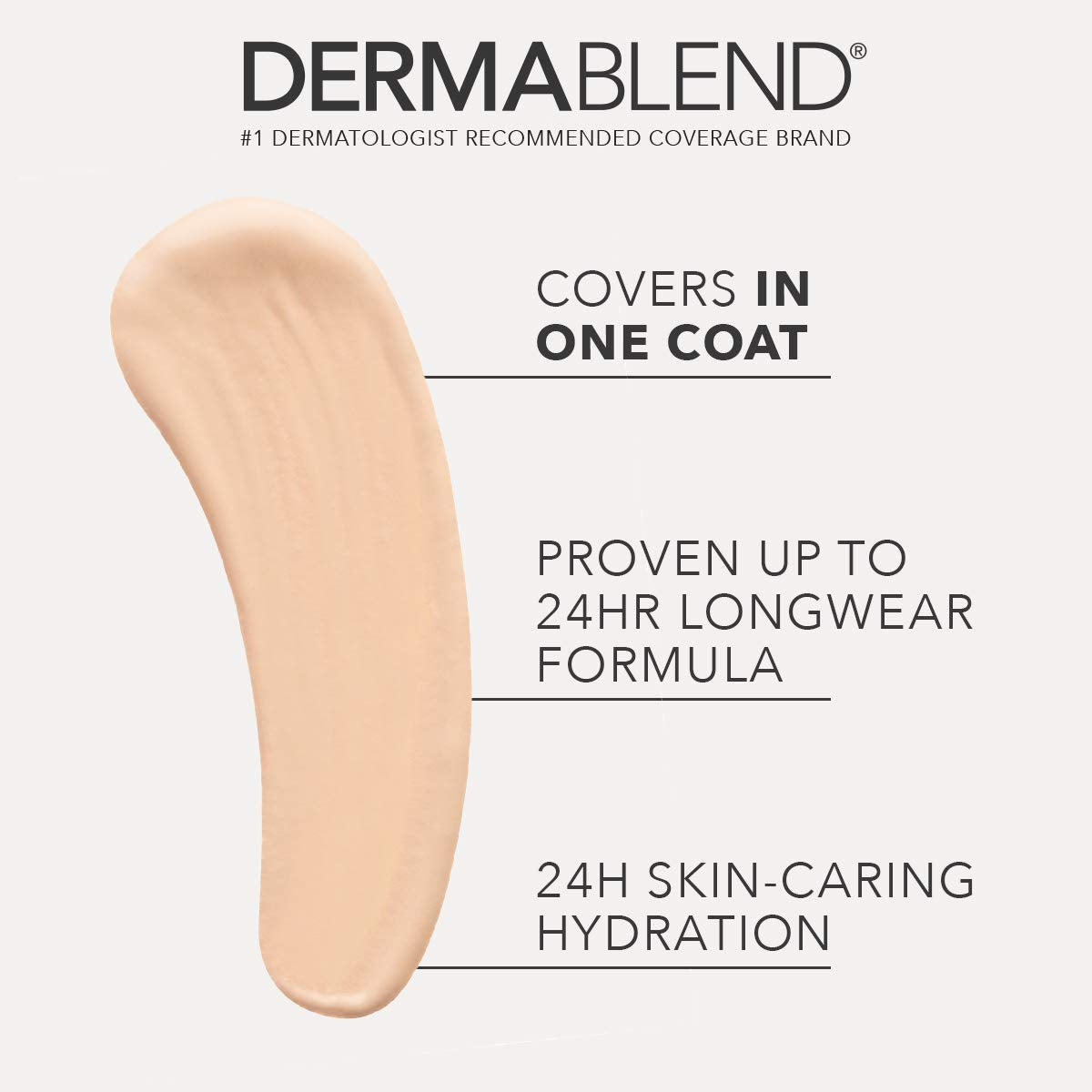 Dermablend open wand applicator demonstrating precise application benefit