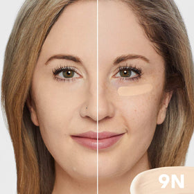 Dermablend before and after on skin demonstrating full coverage benefit