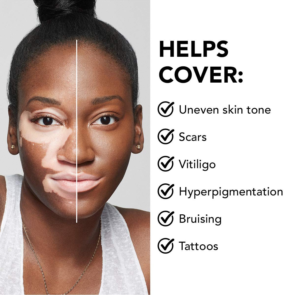 Dermablend open jar revealing creamy foundation consistency for precise application