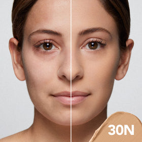 Dermablend creamy texture swirl highlighting blendability and coverage