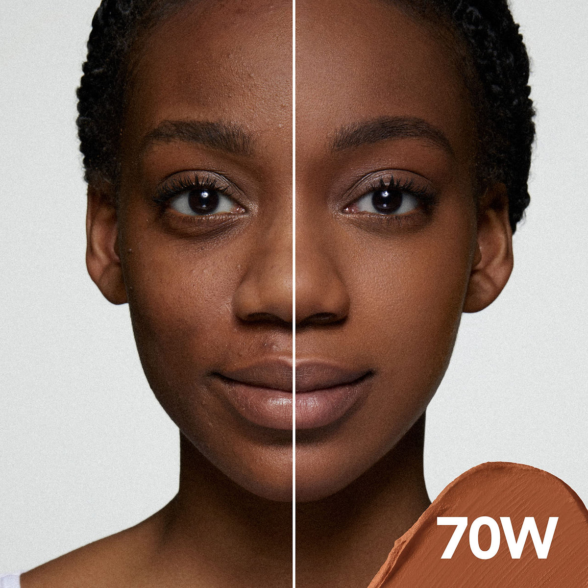 Dermablend creamy texture swirl illustrating blendability and smooth finish