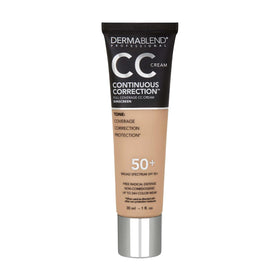 Dermablend front packaging showing tube and product name with protection benefit