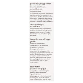 Dermablend label close-up highlighting silicone-free and cruelty-free formula