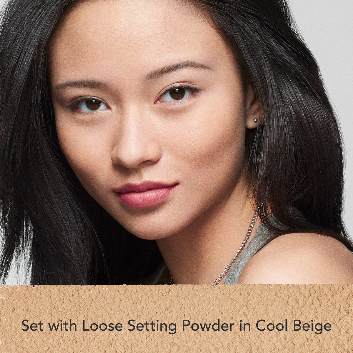 Dermablend close-up powder texture showing micronized finish for smooth application
