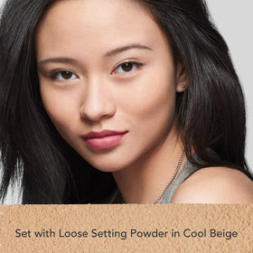 Dermablend close-up powder texture showing micronized finish for smooth application
