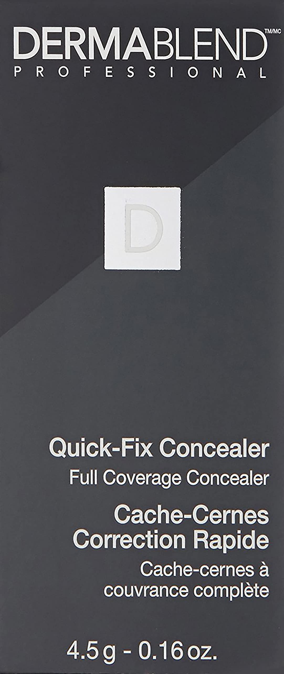 Dermablend concealer inside a makeup bag for on-the-go touch-ups and reliable coverage
