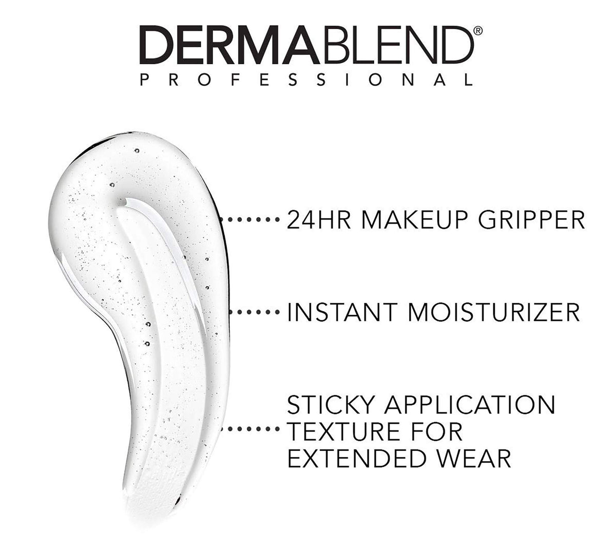 Dermablend open nozzle dispensing precise primer for easy application