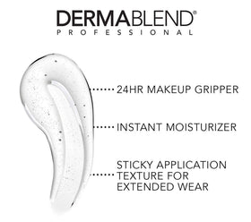 Dermablend open nozzle dispensing precise primer for easy application