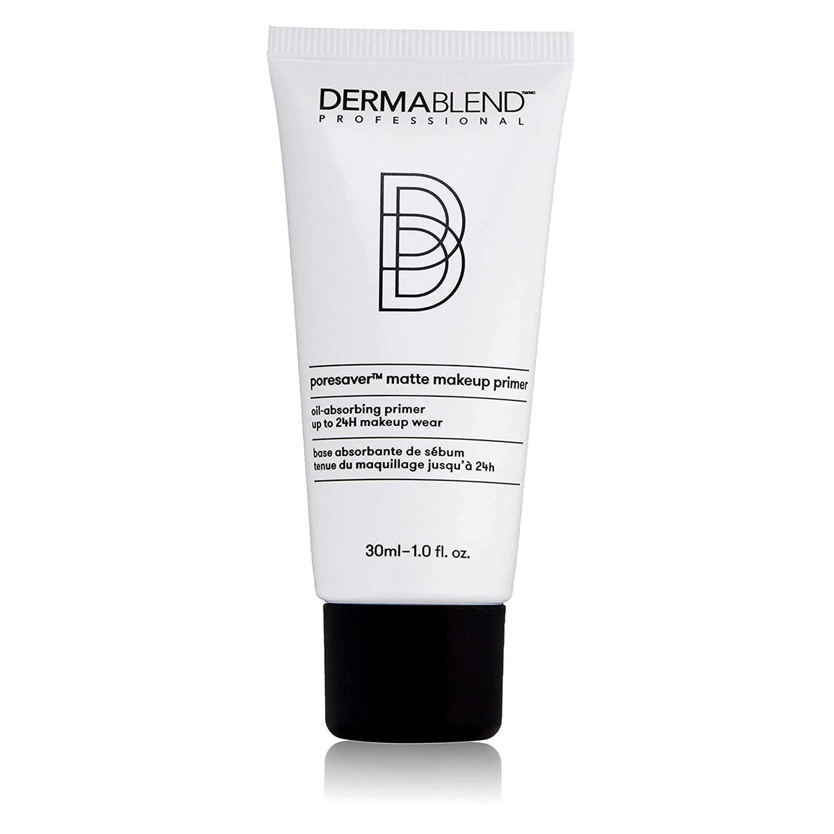 Dermablend front tube showing product branding and benefit of long wear