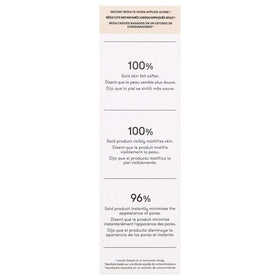 Dermablend ingredient label close-up showing minimal, skin-friendly formulation