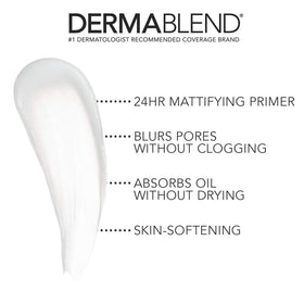 Dermablend clear gel texture close-up demonstrating lightweight spreadability