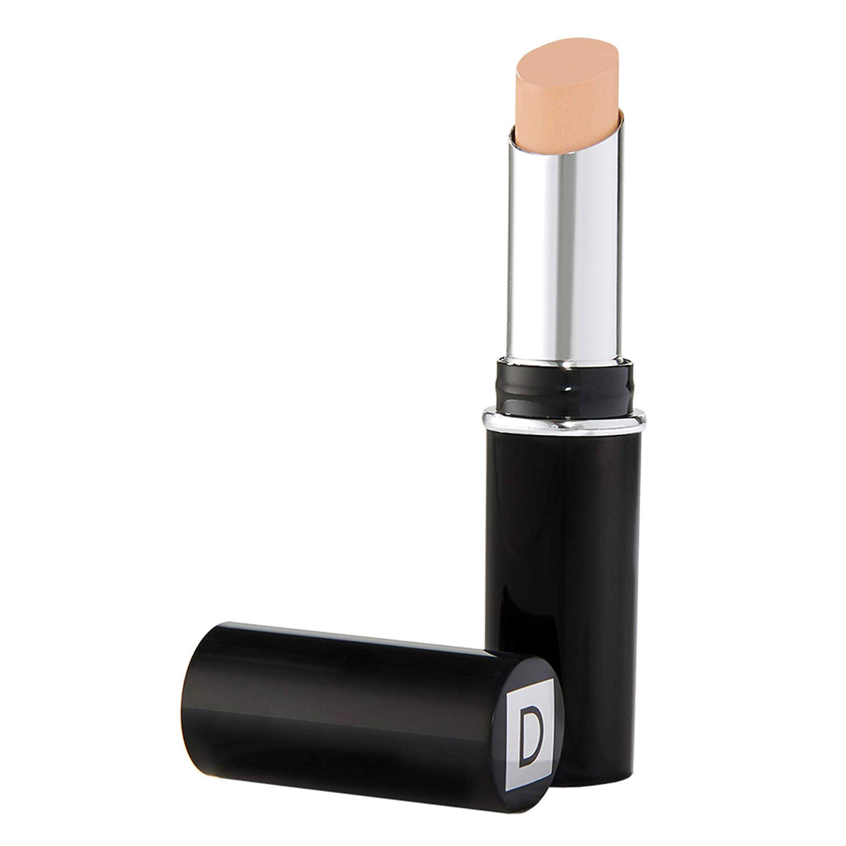 Dermablend concealer stick front view shows product portability and reliable coverage