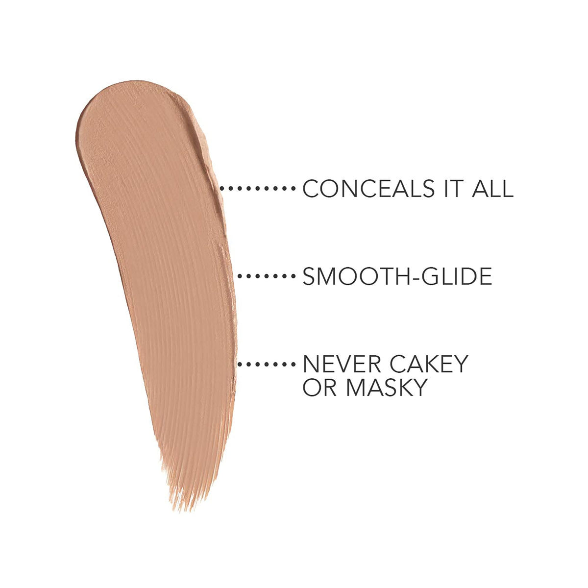 Dermablend stick open tip demonstrating precise application and control