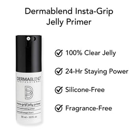 Dermablend product next to a coin showing compact travel-friendly size