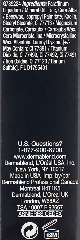 Dermablend before and after body contouring demonstrating concealing benefit