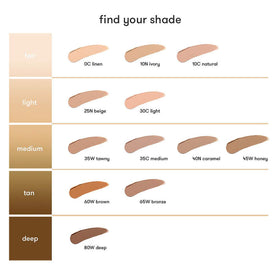 Dermablend concealer stick held in hand to show size and portability