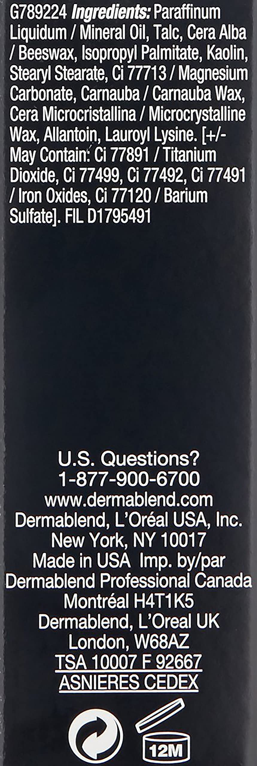 Dermablend stick in beach scene showing water-resistant wear benefit