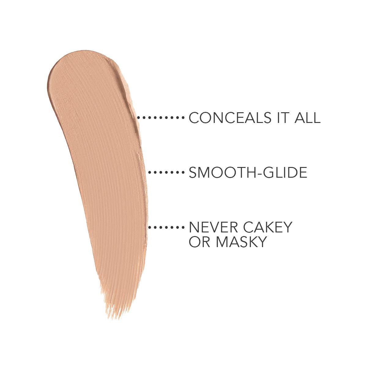 Dermablend quick fix creamy texture close-up highlighting blendable pigment and smooth finish