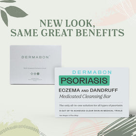 Dermabon close-up of bar texture highlighting gentle formula