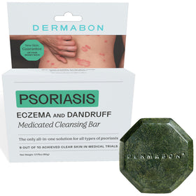 Dermabon front packaging showing the soap bar and benefits