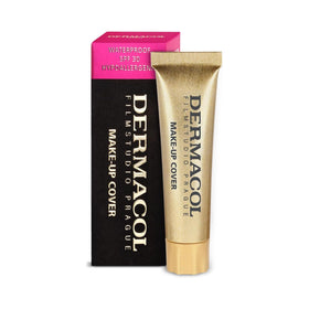 Dermacol open cap displaying creamy matte texture and easy blending