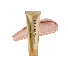 Dermacol front tube showing compact full coverage and travel convenience