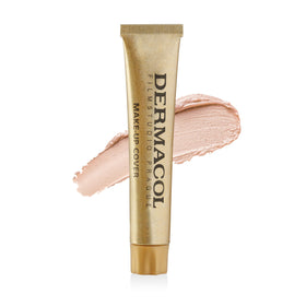 Dermacol open nozzle texture close-up displaying smooth blendable formula benefit