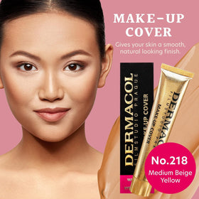 Dermacol close-up texture of matte liquid foundation highlighting smooth coverage and density