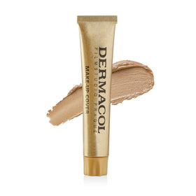 Dermacol close-up texture highlighting matte finish and smooth blending benefit